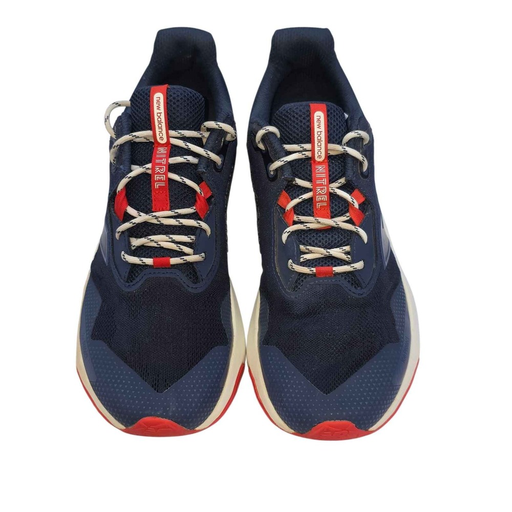 New Balance DynaSoft Nitrel v6 Men's Trail Runners Navy Red - Picture 8 of 9